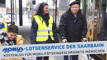 Der Mobia-Lotsenservice der Saarbahn